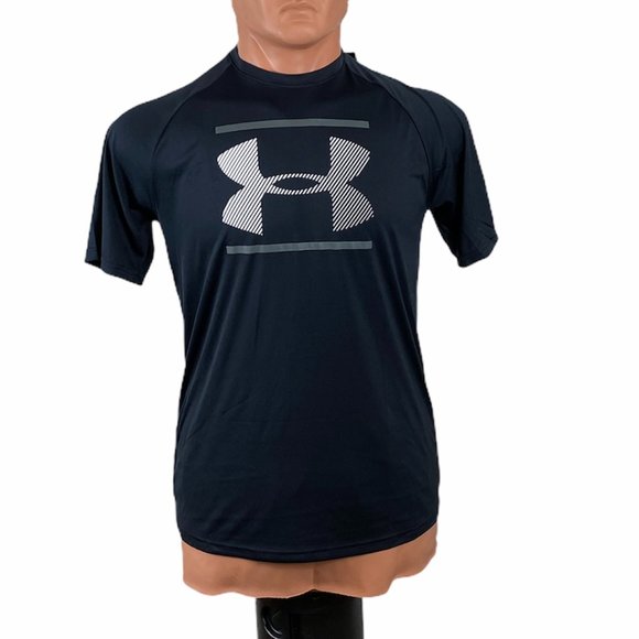 Under Armour Other - 🌿Sale🌿 Under Armour Velocity Graphic Black Logo T Shirt Men Size L 1351777 001